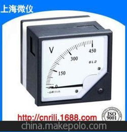 上海微仪6L2 V交流电压表 6L2指针式电压测量仪表